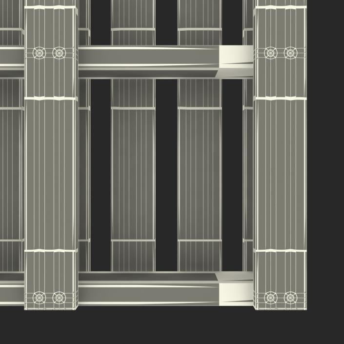 3D Wooden Pallet model