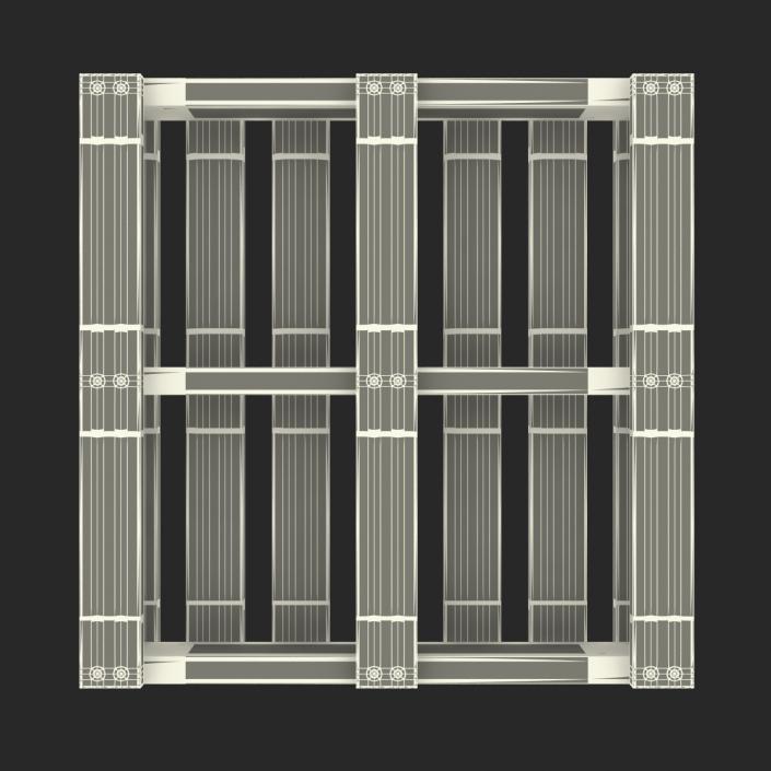 3D Wooden Pallet model