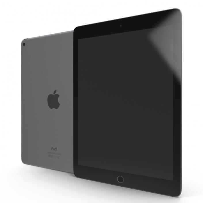 3D iPad Air 2 Space Gray