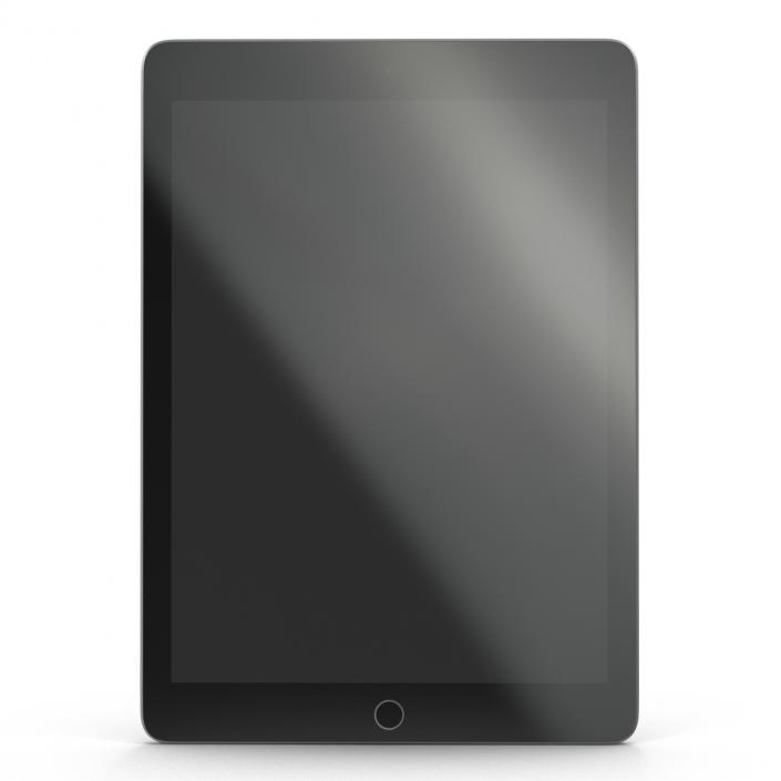 3D iPad Air 2 Space Gray