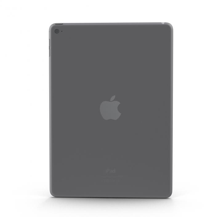 3D iPad Air 2 Space Gray