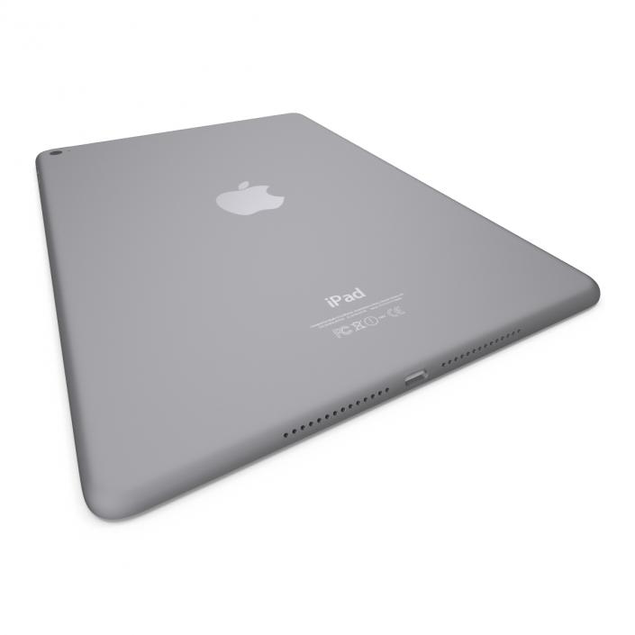 3D iPad Air 2 Space Gray