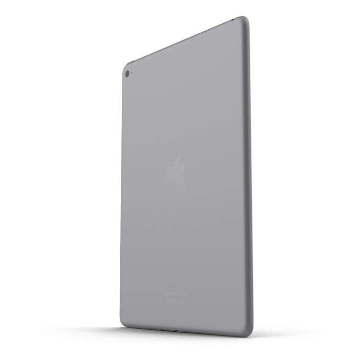 3D iPad Air 2 Space Gray 2 model