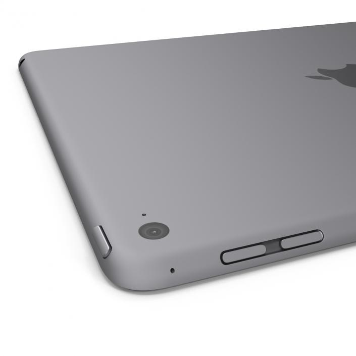 3D iPad Air 2 Space Gray 2 model