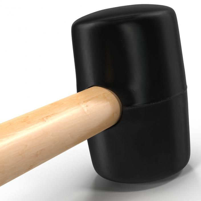 3D Rubber Mallet model