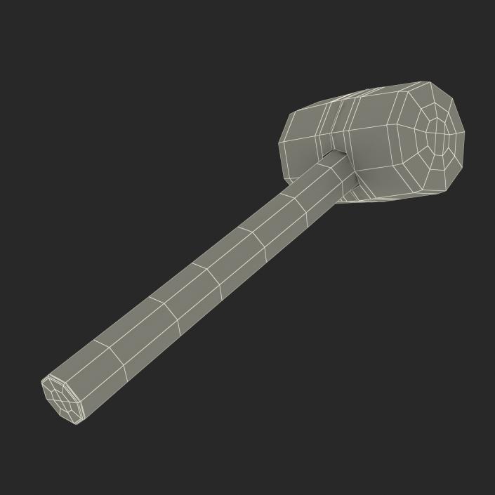 3D Rubber Mallet model