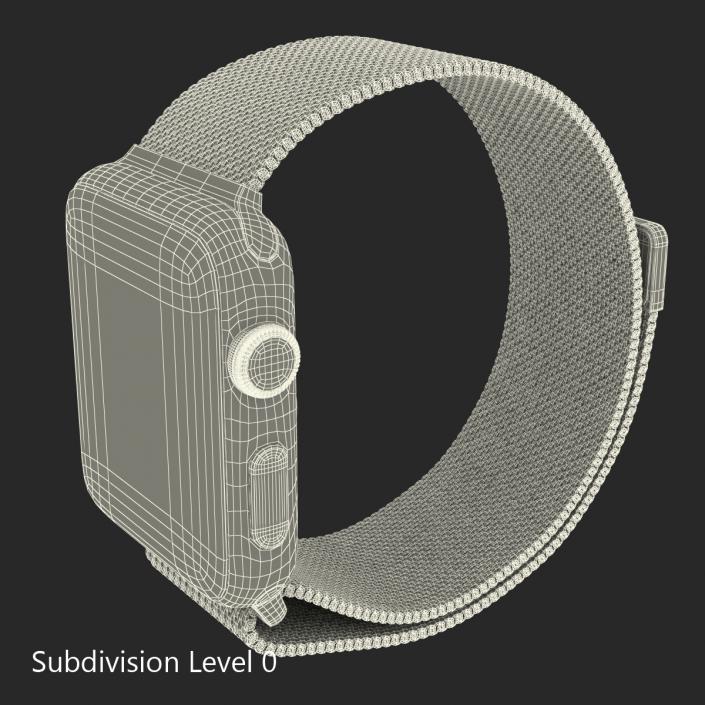 3D model Apple Watch Milanese Loop