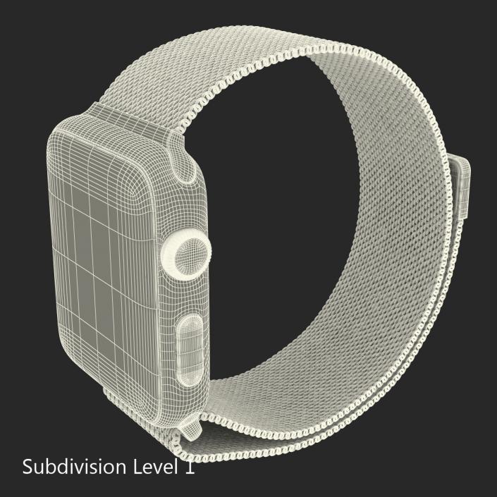 3D model Apple Watch Milanese Loop