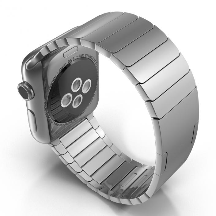 3D Apple Watch Link Bracelet Dark Space