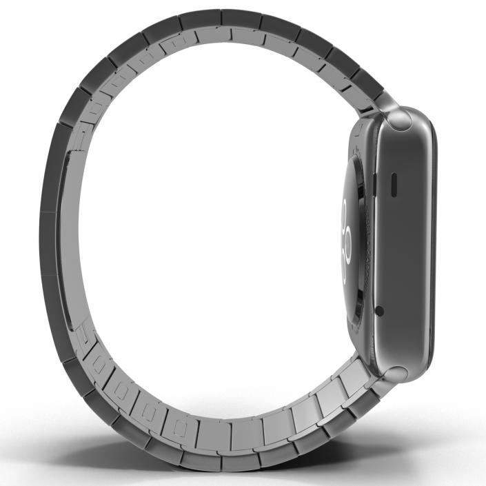 3D Apple Watch Link Bracelet Dark Space