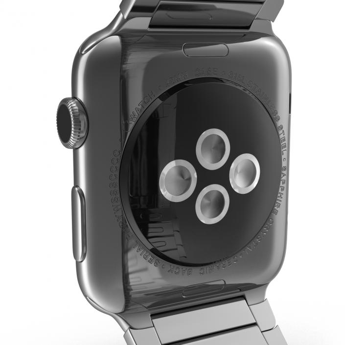 3D Apple Watch Link Bracelet Dark Space