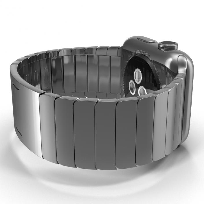 3D Apple Watch Link Bracelet Dark Space