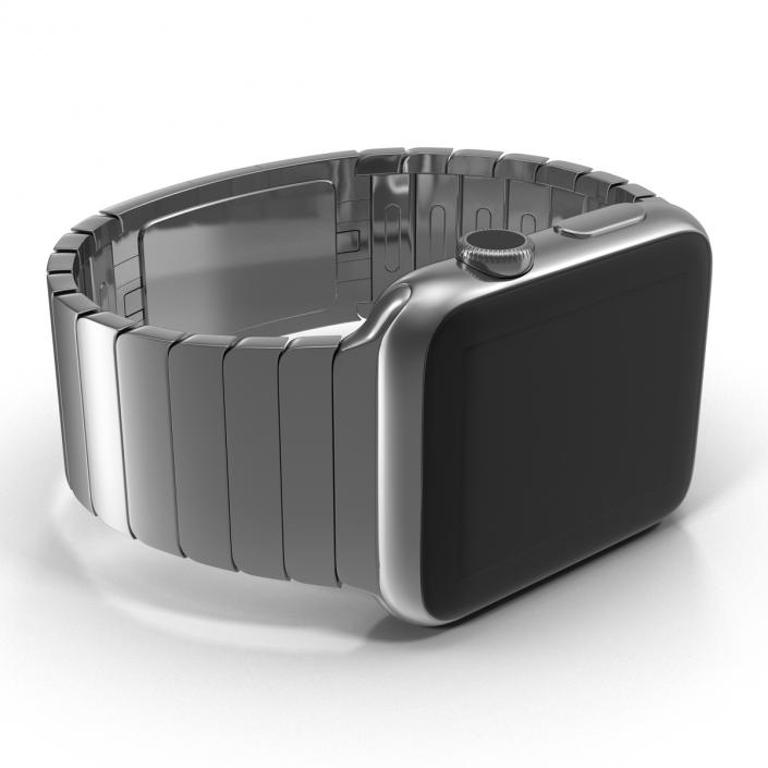 3D Apple Watch Link Bracelet Dark Space