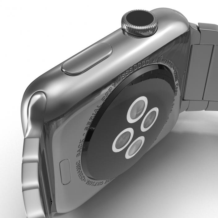 3D Apple Watch Link Bracelet Dark Space