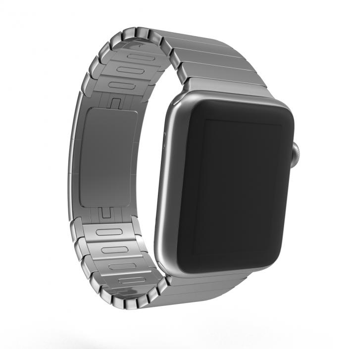 3D Apple Watch Link Bracelet Dark Space