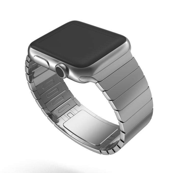 3D Apple Watch Link Bracelet Dark Space