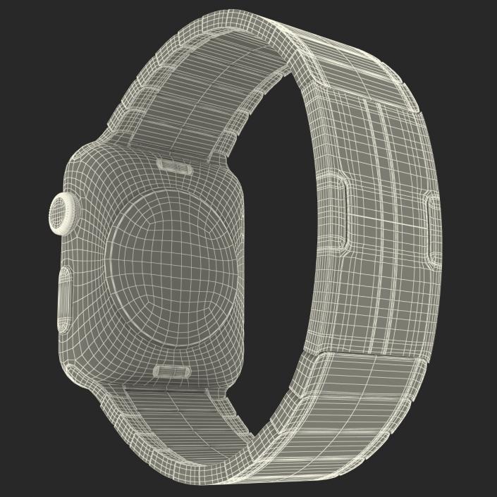 3D Apple Watch Link Bracelet Dark Space