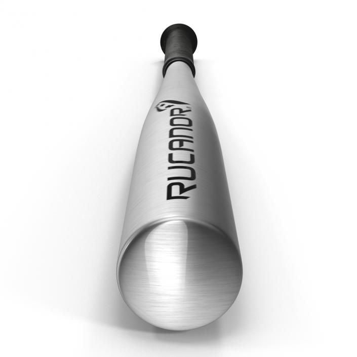 3D Metal Baseball Bat model