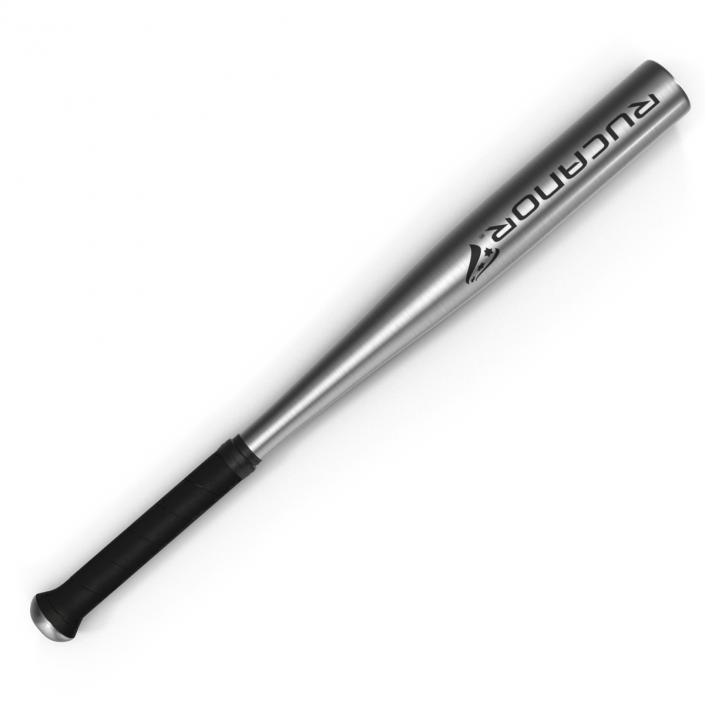 3D Metal Baseball Bat model