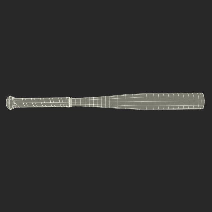 3D Metal Baseball Bat model