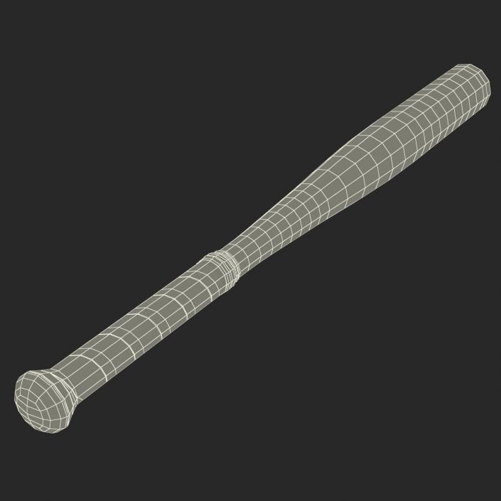 3D Metal Baseball Bat model