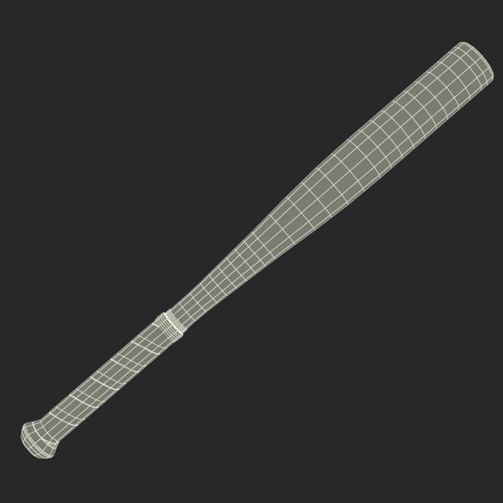 3D Metal Baseball Bat model