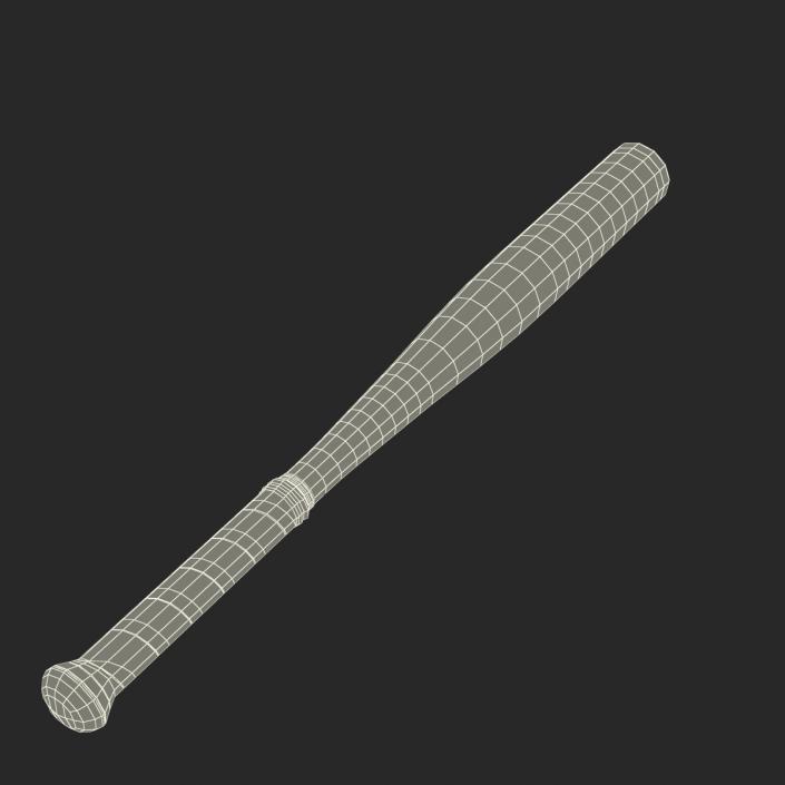 3D Metal Baseball Bat model