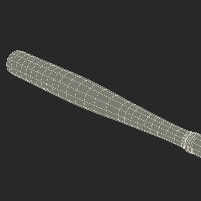 3D Metal Baseball Bat model