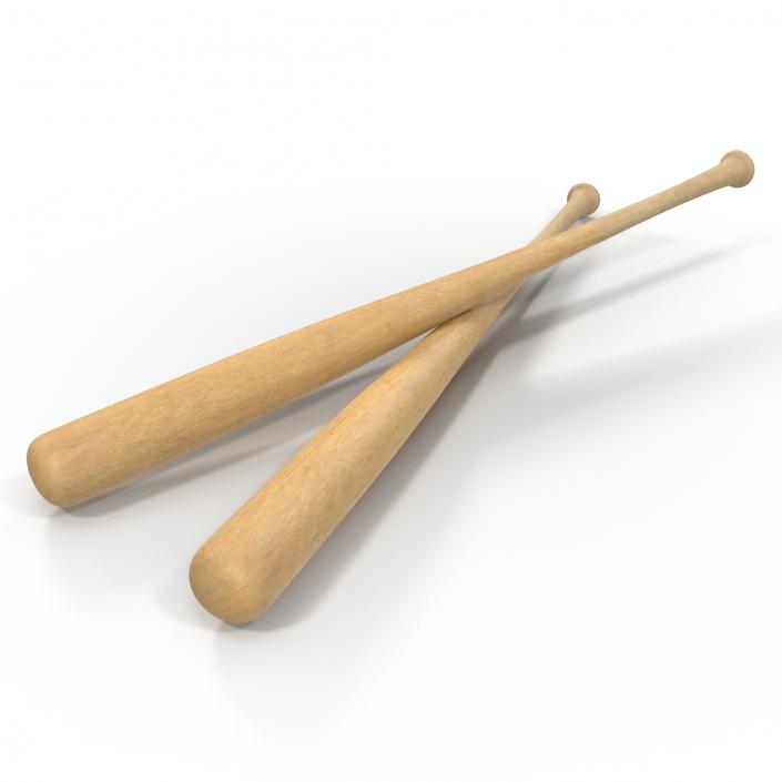 Wooden Baseball Bat Generic 3D