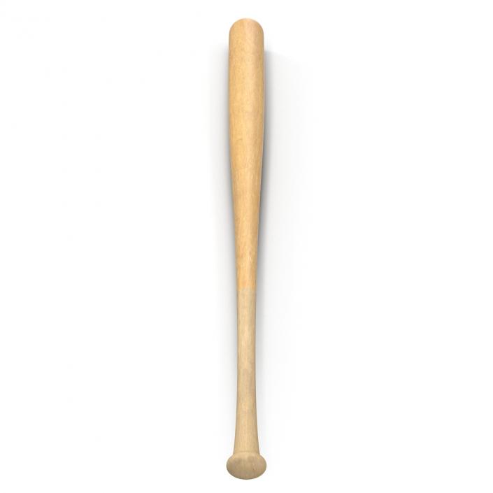 Wooden Baseball Bat Generic 3D