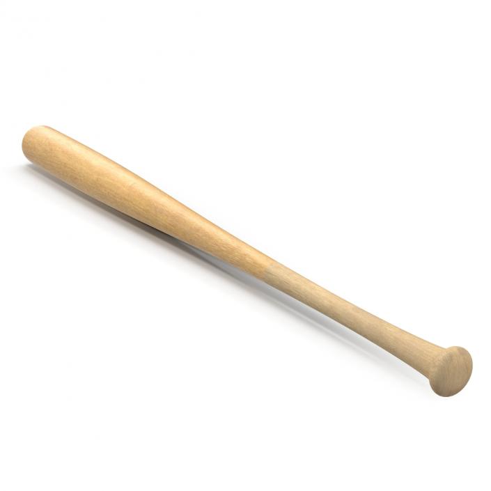 Wooden Baseball Bat Generic 3D