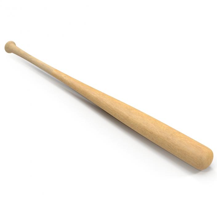 Wooden Baseball Bat Generic 3D