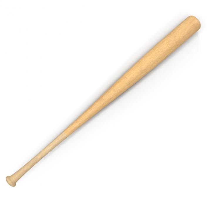 Wooden Baseball Bat Generic 3D