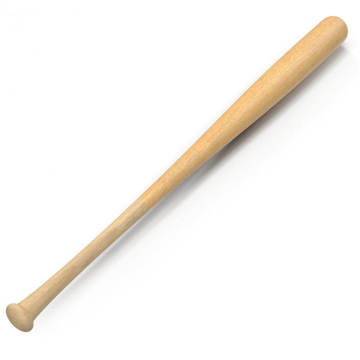 Wooden Baseball Bat Generic 3D