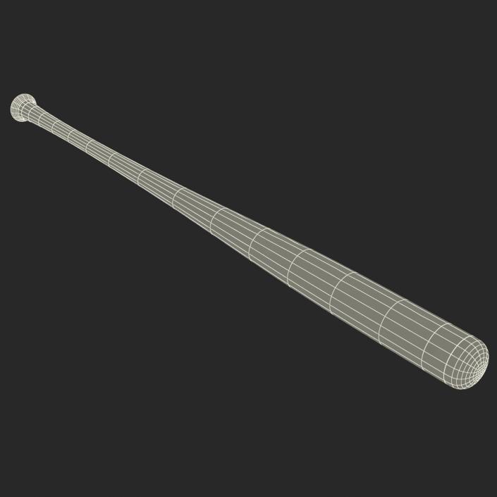 Wooden Baseball Bat Generic 3D