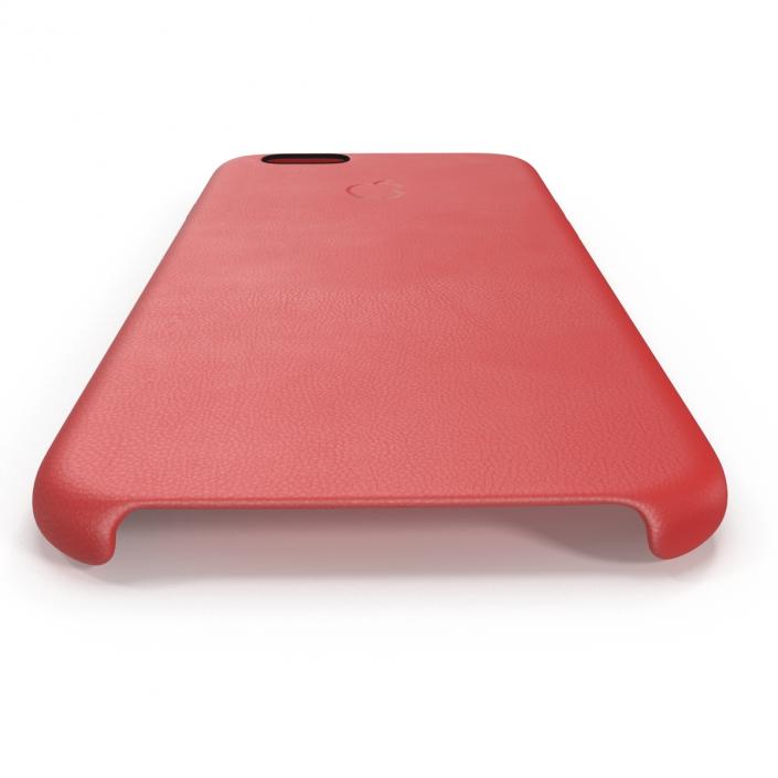 3D model iPhone 6 Plus Leather Case Red