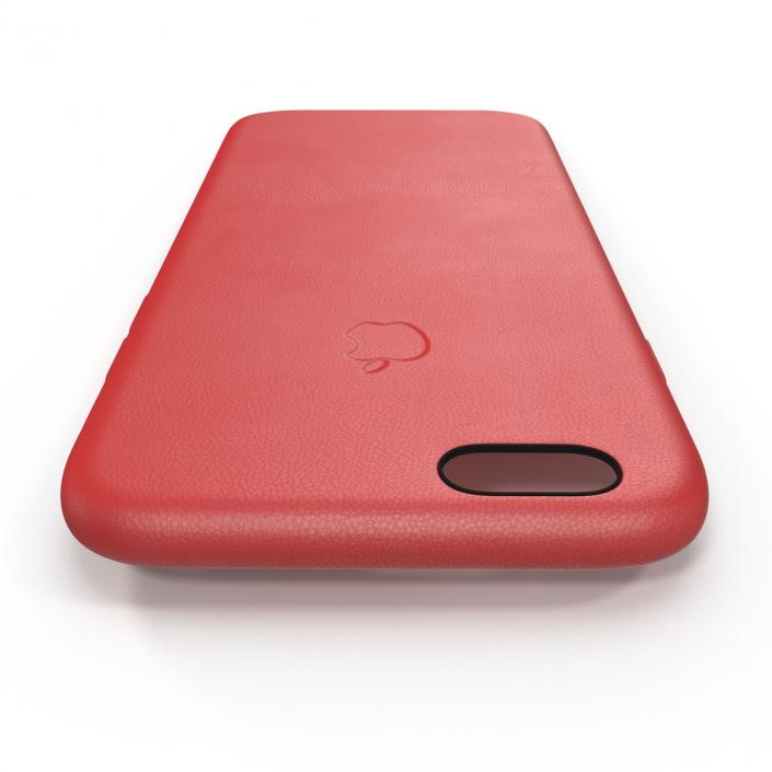 3D model iPhone 6 Plus Leather Case Red