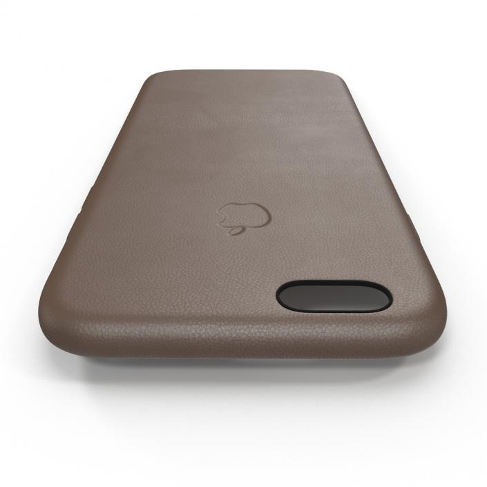 iPhone 6 Plus Leather Case Brown 3D