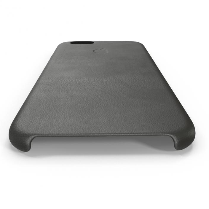 3D iPhone 6 Plus Leather Case Grey