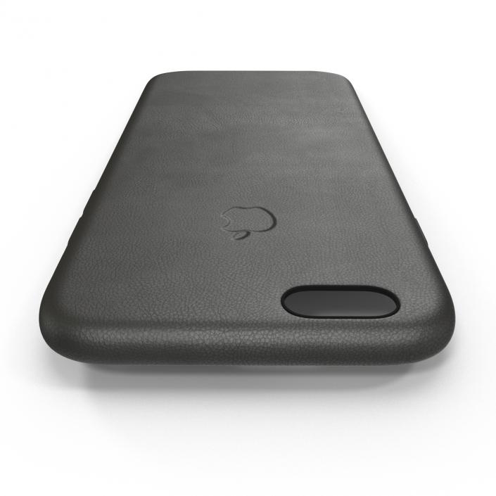 3D iPhone 6 Plus Leather Case Grey