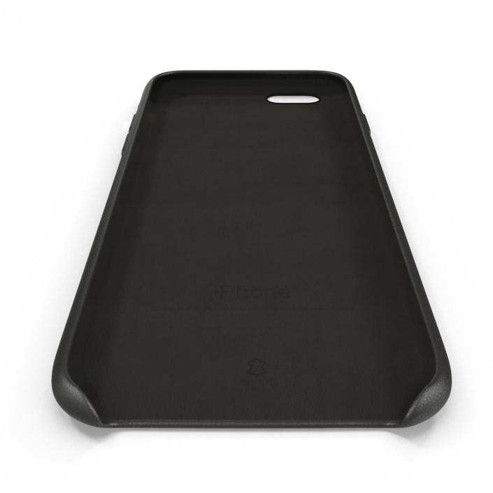 3D iPhone 6 Plus Leather Case Grey