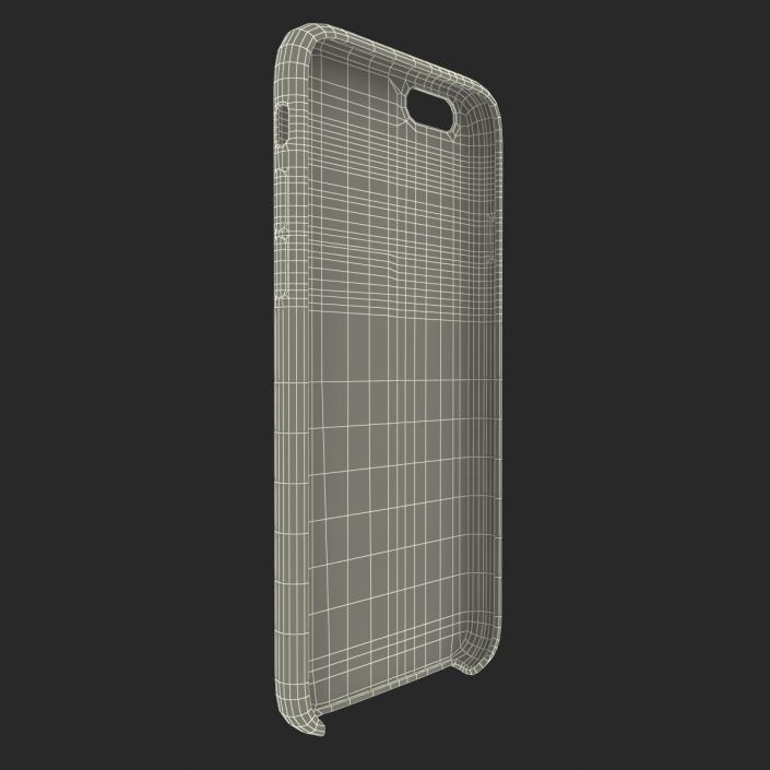 3D iPhone 6 Plus Leather Case Grey