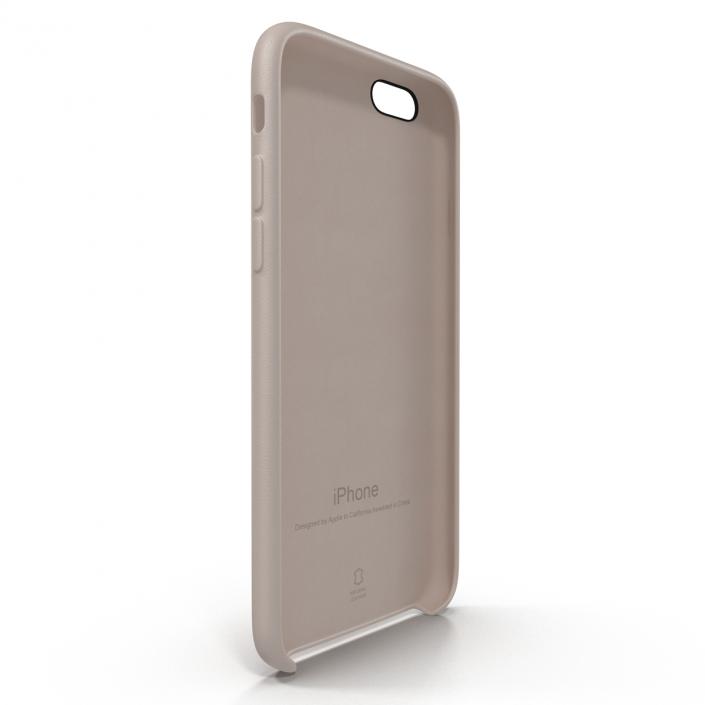 3D iPhone 6 Plus Leather Case Pink