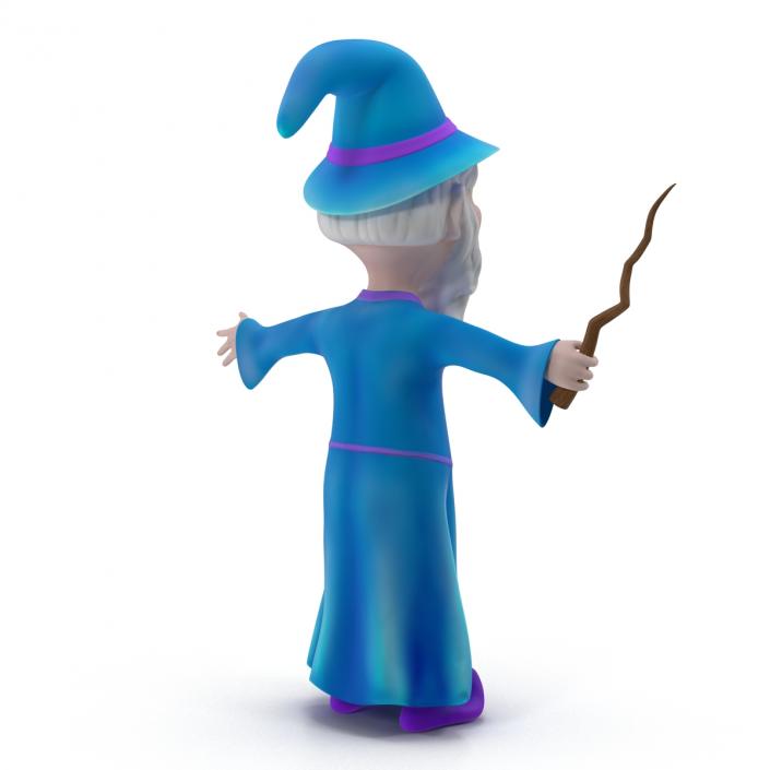 Cartoon Wizard 3D model