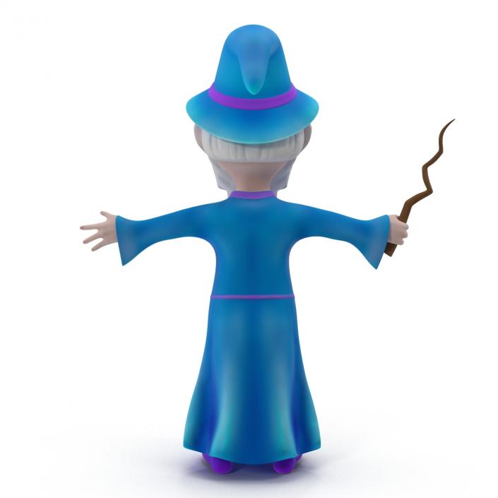 Cartoon Wizard 3D model