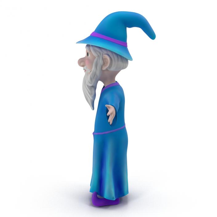 Cartoon Wizard 3D model