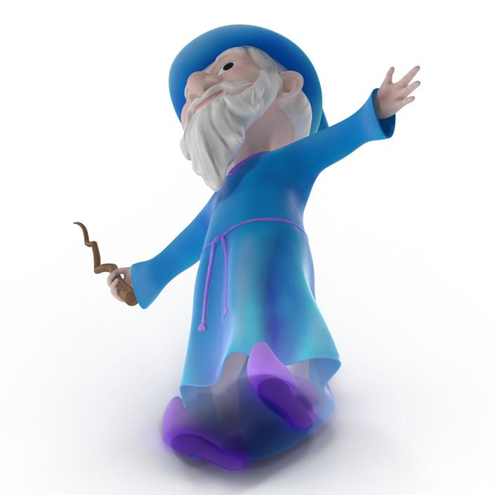 Cartoon Wizard 3D model