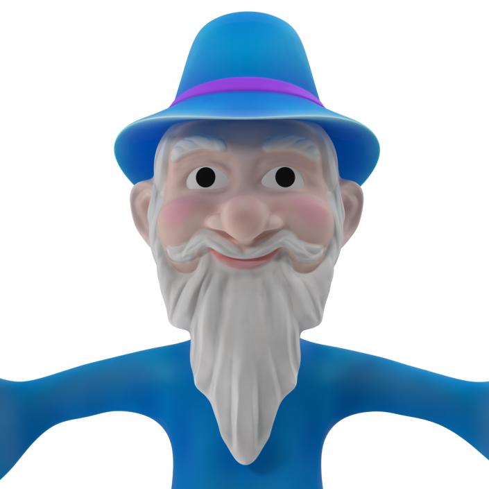 Cartoon Wizard 3D model