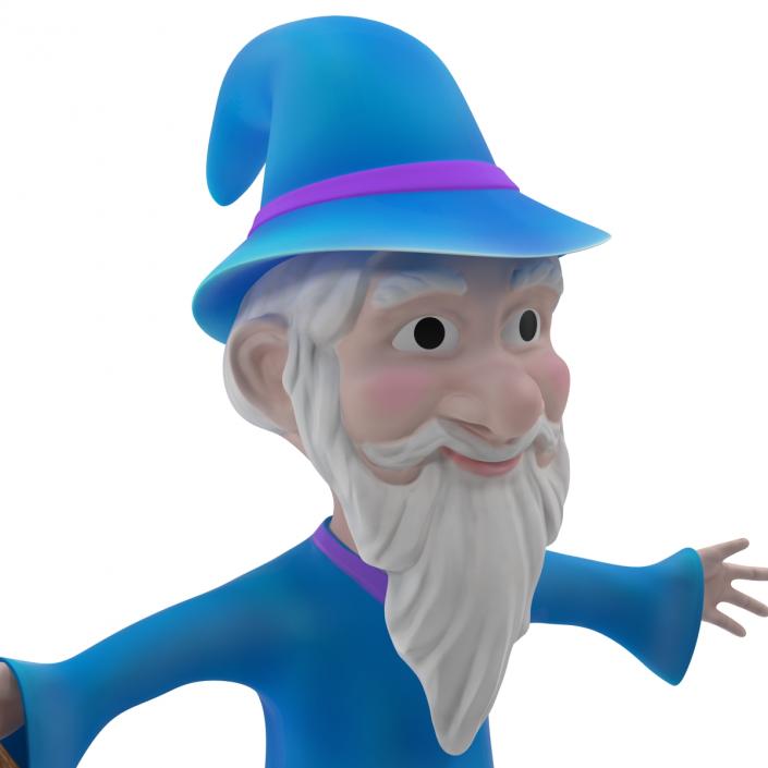 Cartoon Wizard 3D model