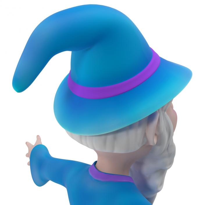 Cartoon Wizard 3D model